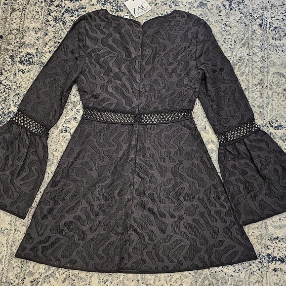 ZAC Zac Posen Zanya Long Sleeve Jacquard Cocktail Dress - Picture 5 of 9